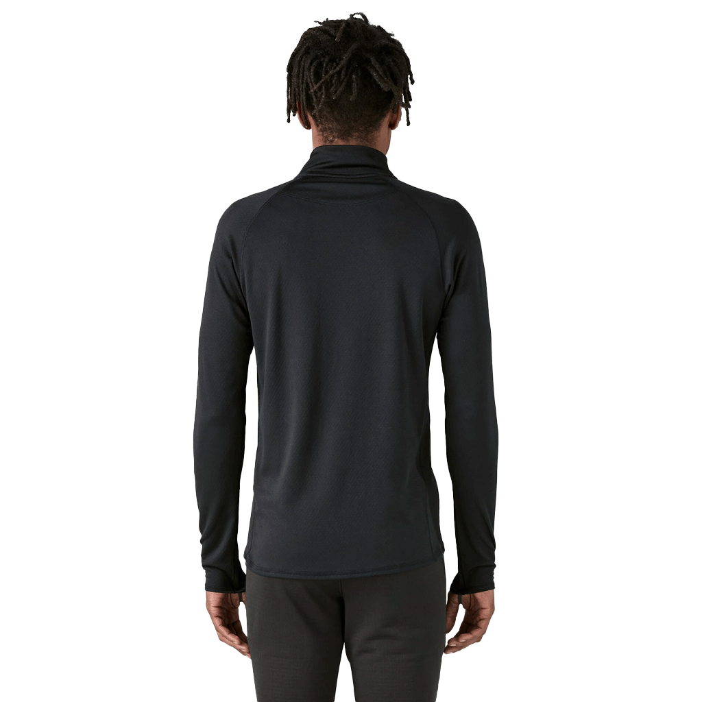 Patagonia Men's Black Capilene Midweight Zip-Neck
