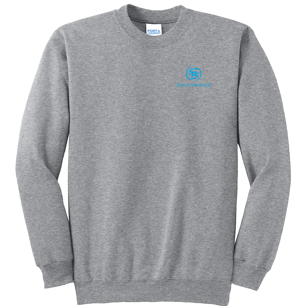 Port & Company Athletic Heather Ultimate Crewneck Sweatshirt