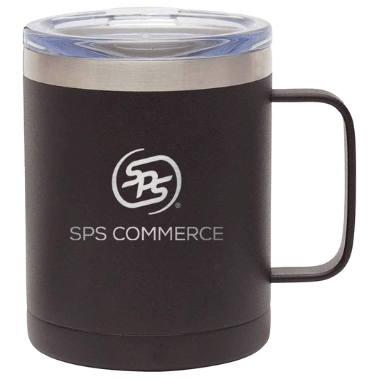 Logomark Black Camper 14 oz. Double Wall Vacuum Mug with Copper Lining