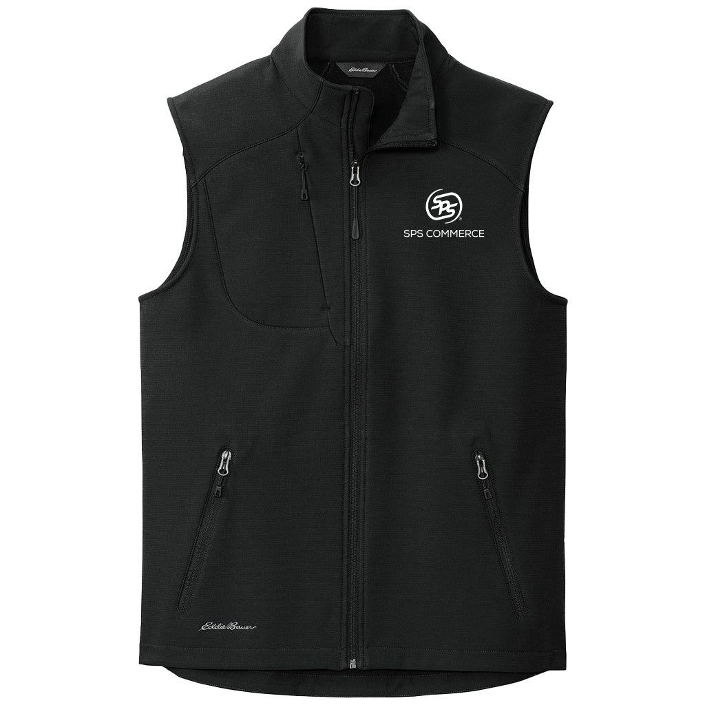 Eddie Bauer Men's Deep Black Stretch Soft Shell Vest