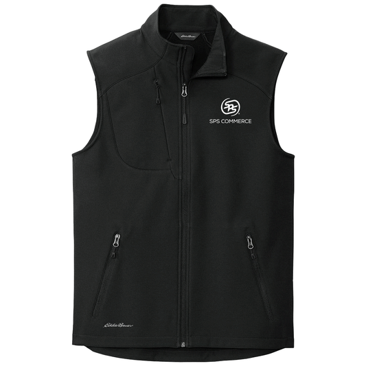 Eddie Bauer Men's Deep Black Stretch Soft Shell Vest