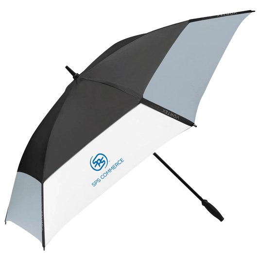 Shed Rain Black/Grey/White Vortex 62" Auto-Open Golf Umbrella