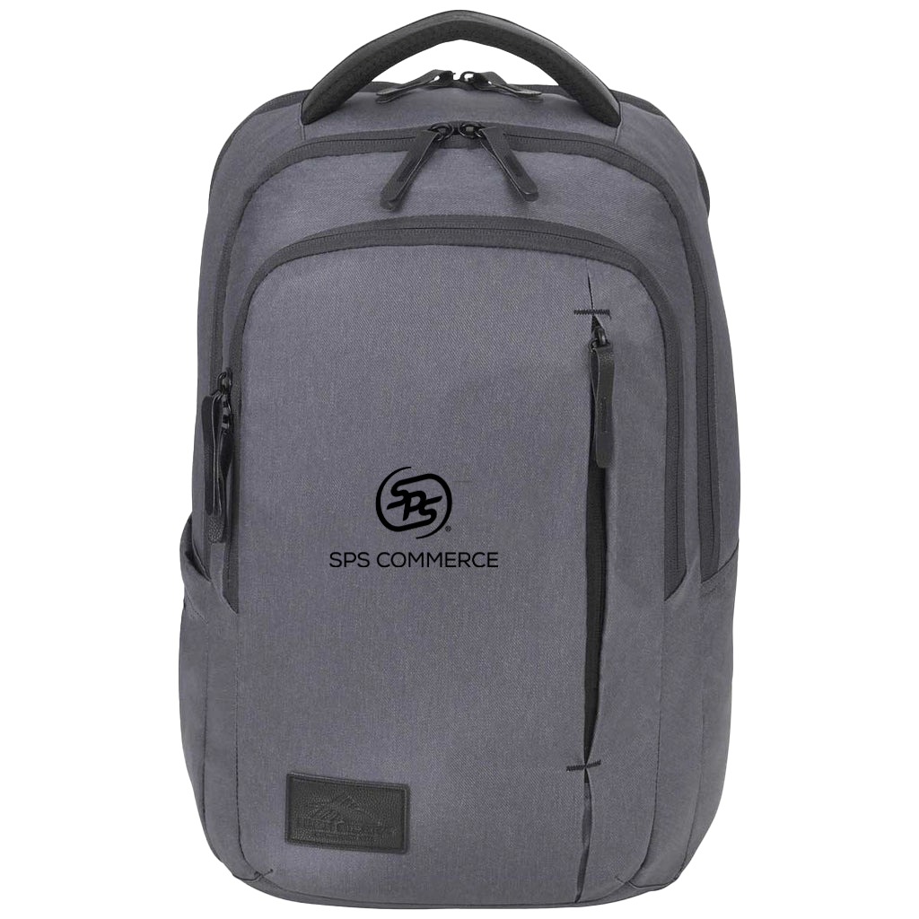 High Sierra Grey Slim 15" Computer Backpack