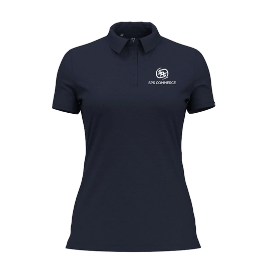 Under Armour Women's Midnight Navy Tee To Green Polo